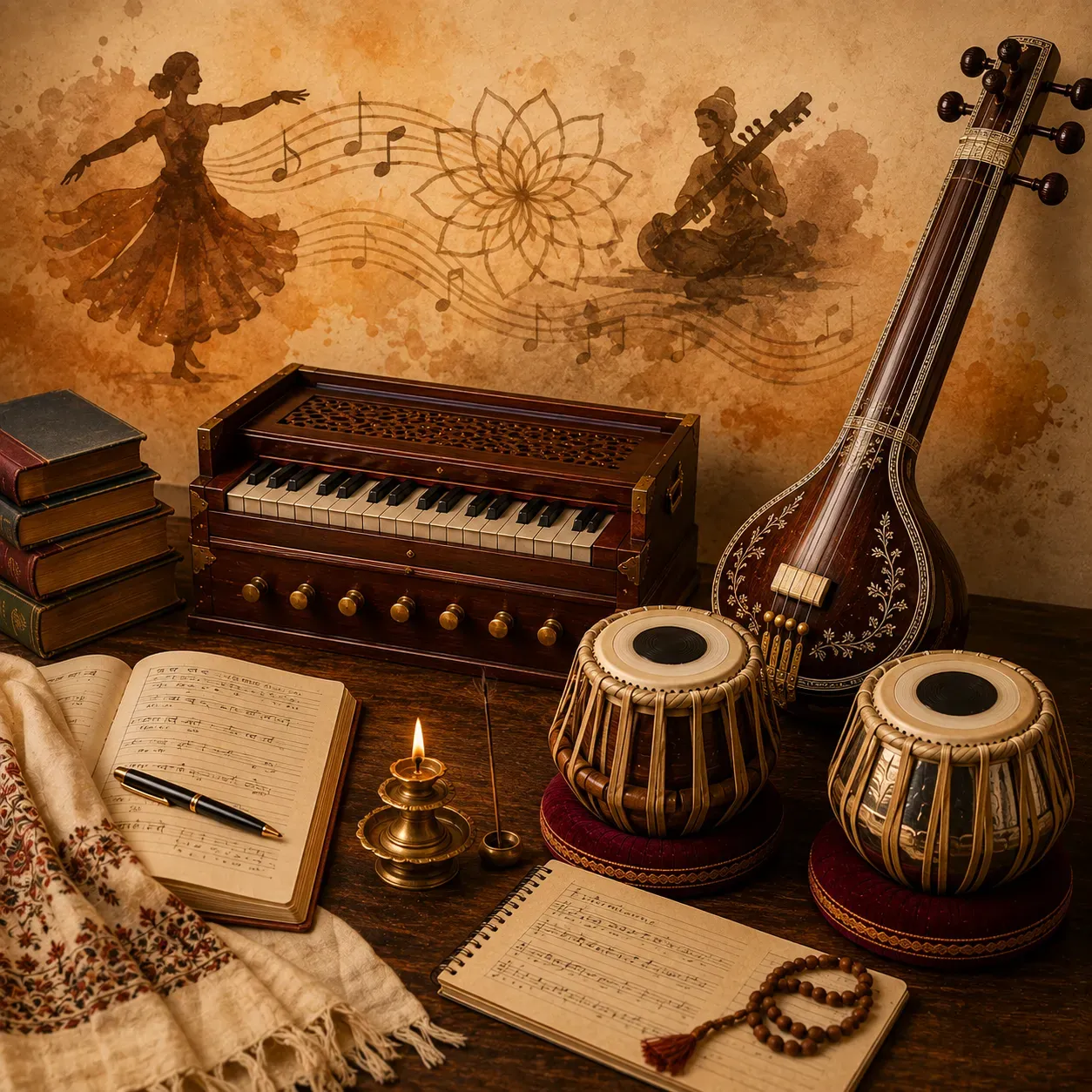 Exploring the Diversity of Hindustani Classical Music
